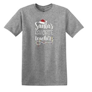 SANTA'S FAVORITE TEACHER TSHIRT